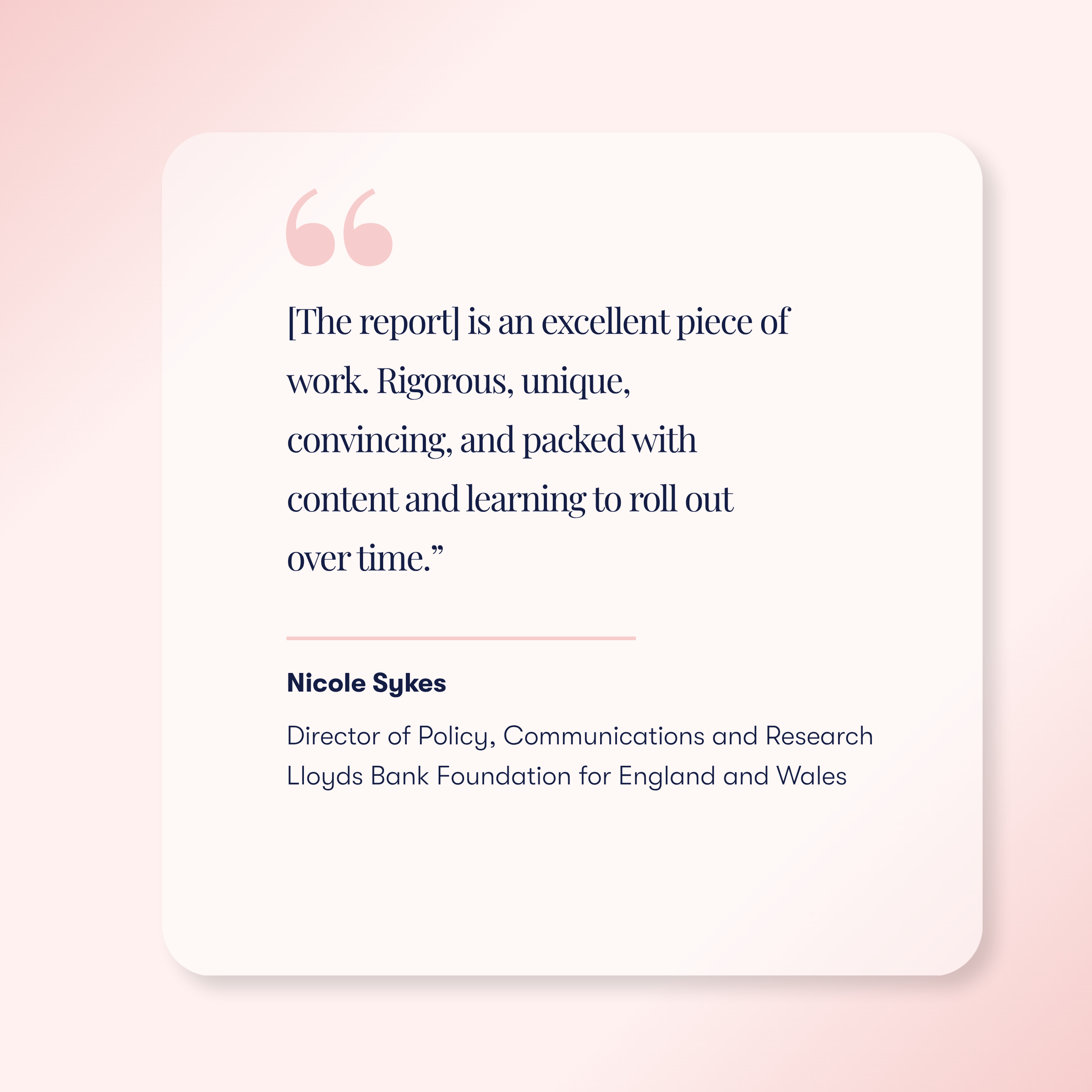 LBF testimonial